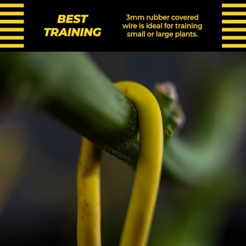 BudHuggers for Low Stress Plant Training, 50 Ft, Yellow - view 5