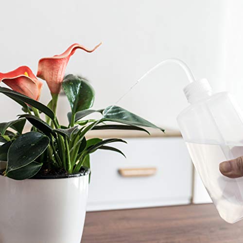 Small Watering can for Indoor Plants, Squeeze Wash Bottle for Succulent Watering, Irrigation Bottle for Plant Watering, Rinse Bottle for Tattoo, Eyelash, Eye wash, Lab, 250ML+500ML/8OZ+17OZ - view 3