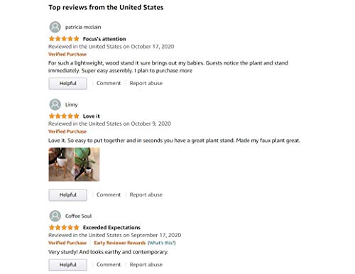 Natural Handmade Adjustable Bamboo Plant Flower Stand - Adjustable Reversible Tall Short Indoor Plant Holder - for Medium & Large Pots Sizes 8" to 12" inches Mid Century Decor (1pack) - view 7