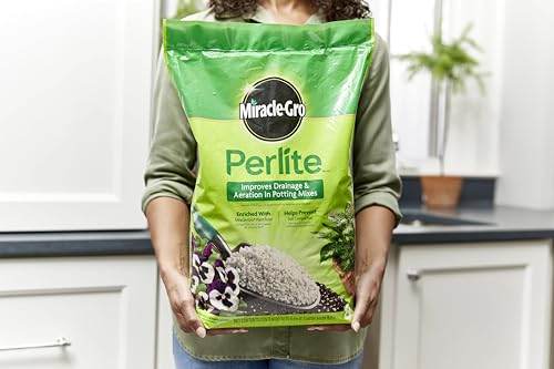 Miracle-Gro Perlite - Enriched with Plant Food, Improves Drainage and Aeration in Potting Soil Mixes, For Container Plants, 8 qt. (3-Pack) - view 5