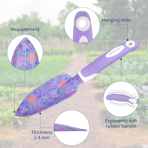 Purple Garden Tools Set 10 Pieces, Gardening Gifts for Women - view 6