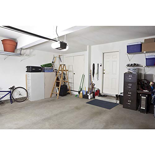 Multi-Purpose Rubber Floor Mat for Indoor or Outdoor Use, Utility Mat for Entryway, Home Gym, Exercise Equipment, Tool Box Liner, Garage, Under-Sink, Patio, and Door Mat; 30" x 48", Black - view 5
