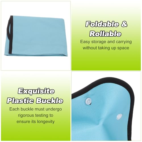 3pcs Repotting Mat 19.7"x19.7" Oxford Cloth Waterproof Blue - view 4