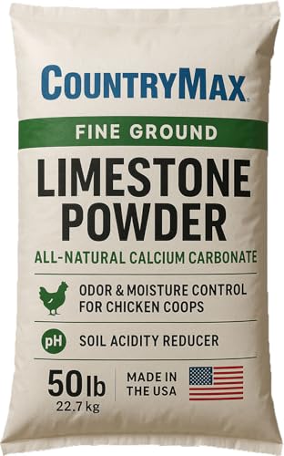 50LB Fine Ground Limestone Powder Calcium Carbonate