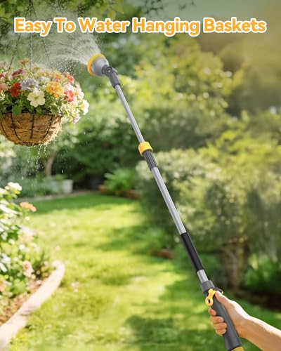 Garden Hose Watering Wand 29-43 Inch Adjustable Spray Wand - view 3