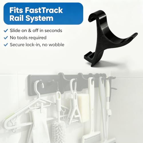 Utility Hook Fit for Rubbermaid Fasttrack Rail System - view 3