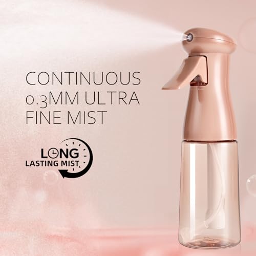 Spray Bottle For Hair, Continuous Mister, Fine Mist (2 Pack, 6.8 OZ) - view 2