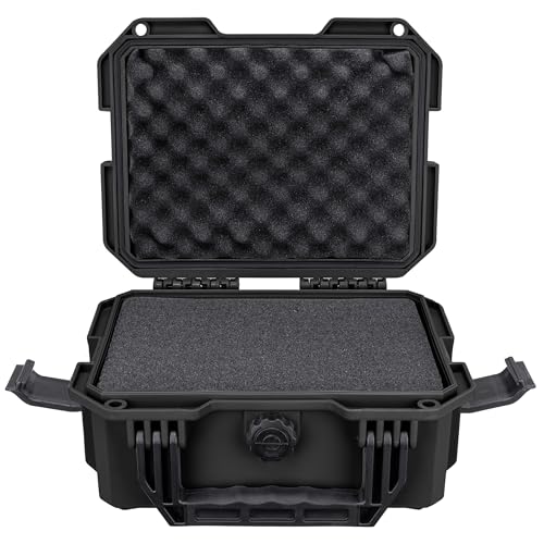 11.8" Intact Series Compact Hard Camera Case, Lightweight and Durable Stacker Design with Foam (Black) - view 2