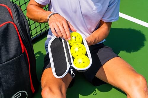 Pickleball Case - Holds 3 Pickleballs, Clip-On for Easy Access, Essential Pickleball Accessory for Players - view 6