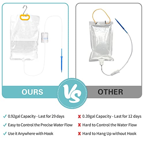 4Pcs Self Watering System for Plants While Away on Vacation, Plant IV Water Bag, Indoor Plant Watering System Device, 30 Days Automatic Plant Waterer Drip Irrigation Kit for Potted Plants - view 4