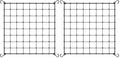 4 x 4Ft. Elastic Trellis Netting with 4 Hooks for Climbing Plants, Vegetables, Fruits, and Flowers, 2-Pack