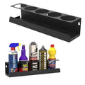 5 Aerosol Spray Can Holder, Paint Bottle Storage Rack, Steel Wall Mount Shelf, Tool Organizer for Garage, Craft Workspace and Home