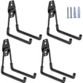 Garage Hooks Heavy Duty 4 Pack, Wall Mount Ladder Hooks