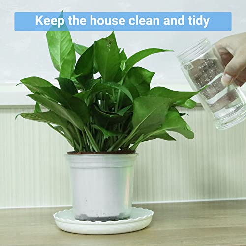 Plant Saucer, 7 Pack 5 Inch Durable Plastic Plant Tray, White Round Plant Pot Saucers, Drip Tray for Indoor and Outdoor Garden - view 2
