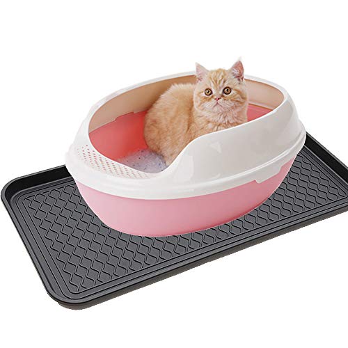 2 Pack Large Multifunctional Tray Mat Washable Indoor or Outdoor Tray Mat for Shoes Boots Plants Pots Paint Tins Pet Bowls Car Storage, 30 x 15 x 1.2 Inches - view 3