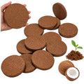12pcs Large Coco Coir Pellet 100mm Seed Soil Pod Discs for Planting