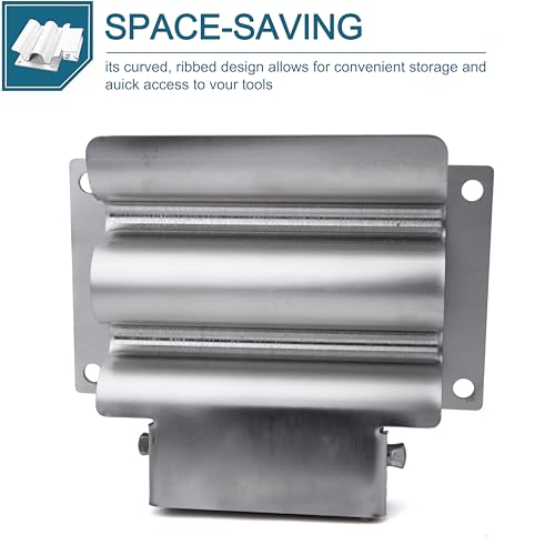 SH675SS Hand Tool Rack Holder Spring Loaded Stainless Heavy Duty Mount - view 7