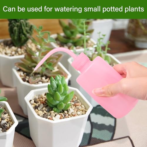 2Pcs Small Squeeze Watering Can for Indoor Plants 250 ML Pink - view 6