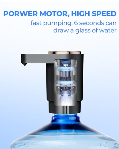 Electric Water Bottle Pump, Water Dispenser for 5 Gallon Bottles - view 5