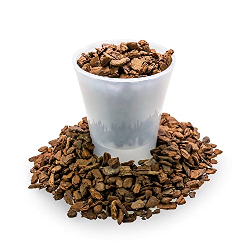New Zealand Pinus Radiata Bark - 2 Quart - Premium ORCHIATA - Organic Hand Mixed New Zealand Pine Bark for Orchids - Medium Chips 9-12mm - view 3