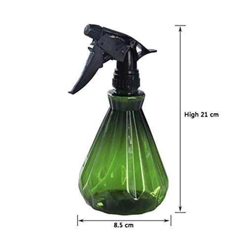Watering Can for Indoor Plants, Plant Mister Spray Bottle with Detachable Nozzle for Plants,Succulents, Garden Flowers Mist Small Modern Translucent Sprayer Bottle for Bonsai Plants (Green) - view 5