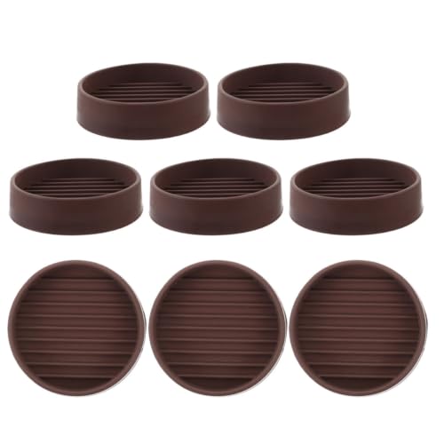 8pcs Inch Round Rubber Furniture Pads Non Slip Table Leg End Caps