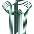 Peony Cages and Supports 24" H x 10" W, 8 Pack Tall Snake Plant Support Stake Half Round Metal Garden Stake for Indoor and Outdoor Plants, Flower Support Ring Border for Tomato,Hydrangea,Rose