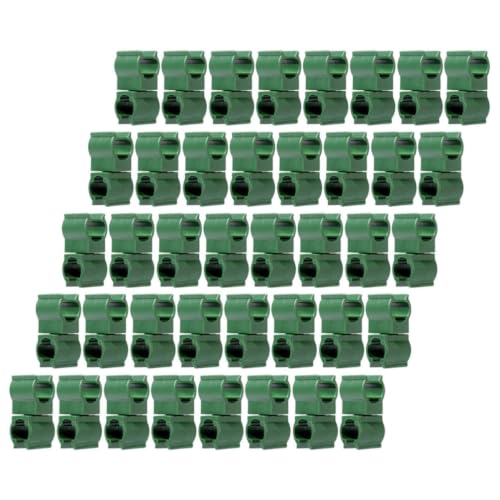 40pcs Green Plastic Trellis Connectors for Tomato Plants and Stakes