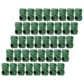 40pcs Green Plastic Trellis Connectors for Tomato Plants and Stakes