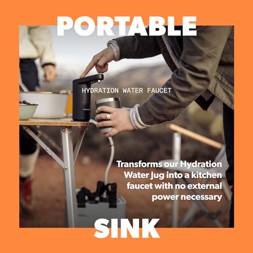 GO Hydration Water Faucet - One-Touch Operation with LED Light and Magnetic Base - Portable, Self-Powered Water Dispenser for Camping and Outdoors - view 3