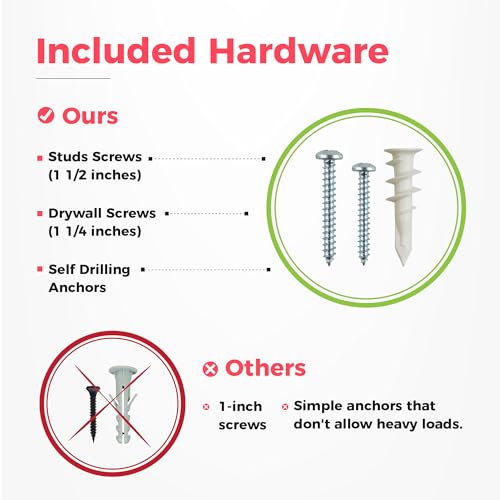 Garage Wall Organizer, Shovel Holder Wall Mount, 48" Double Hooks - view 4