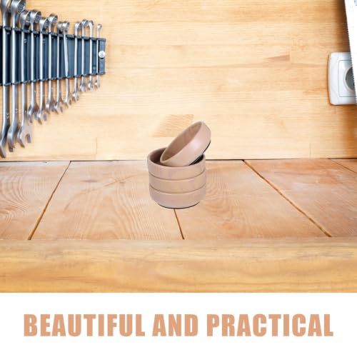 4pcs Wood Grain Furniture Pads, Non-Slip Scratch Protectors - view 3