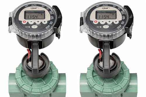 2-Pack 57860 Battery Operated Sprinkler Timer with Valve - Battery-Operated Sprinkler Timer with Valve for Easy Watering