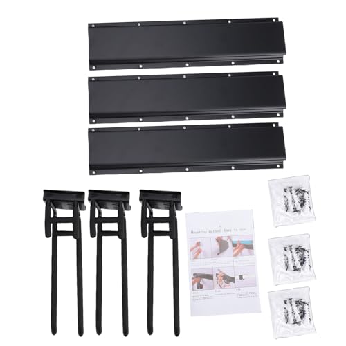 Other Gardening Supplies Hook, Wall Mount Tool Organizer with 6 Adjustable Double Layer Hooks for Hanging Gardening Tools Garage Tool Storage Garage Wall Organizer (3 Boards 6 Dual Layer Hooks) - view 6