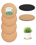 10 Inch Cork Plant Coasters, 2 Pack Round Plant Mats for Large Flower Pots