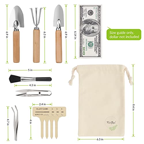 Indoor Garden Tools for Gardening - 12-Piece Small Garden Tools Set - Indoor Gardening Gifts for Women - Mini Hand Tools House Plant Tool - view 2