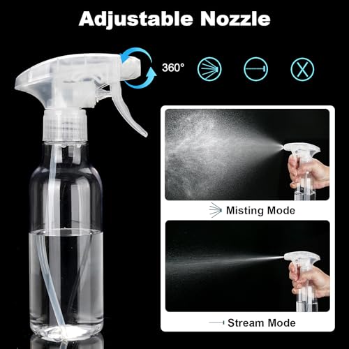 Plastic Spray Bottles 8.8oz/260ml 2 Pack Empty Clear Spray Bottle - view 3