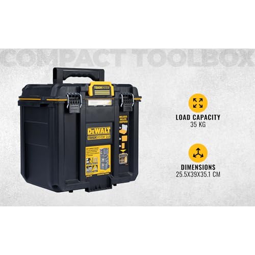 TOUGHSYSTEM 2.0 Compact and Durable Deep Toolbox with Removable Dividers (DWST08035) - view 4