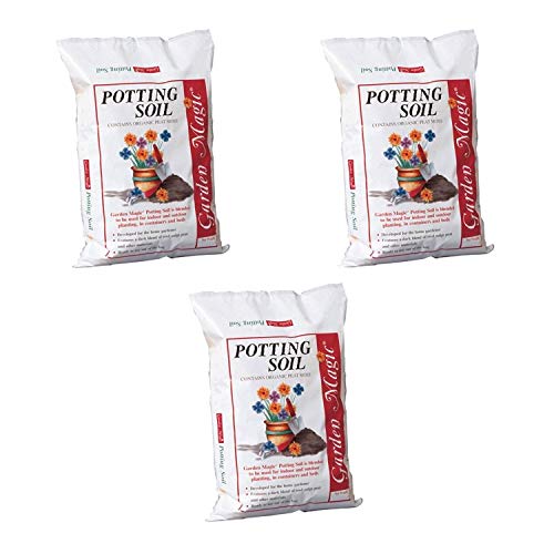 Michigan Peat 5720 General Purpose Potting Soil Mix for Indoor Outdoor Planter Container Gardening, 20 Pound Bag (3 Pack)