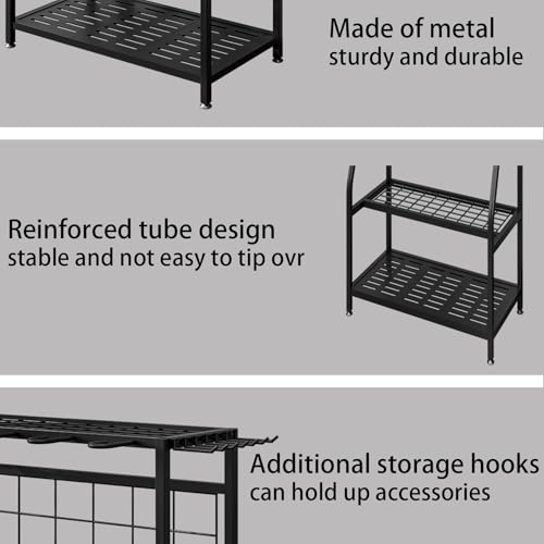 Garden Tool Organizer Yard Tool Tower Rack Shed Organization - view 4