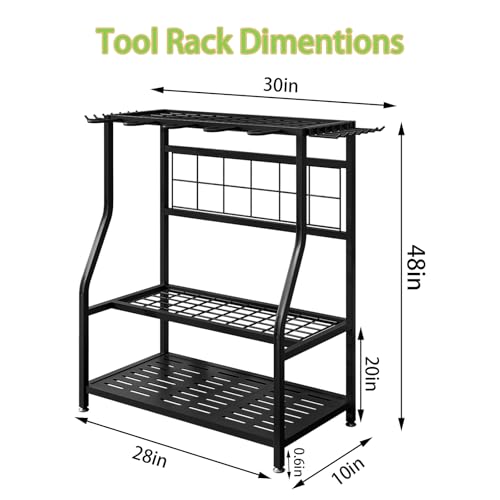 Garden Tool Organizer Yard Tool Tower Rack Shed Organization - view 2