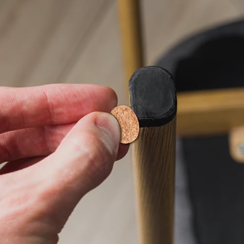 2000Pcs Self Adhesive Felt Furniture Pads, 3/8 Inch Cabinet Door Bumper Cabinet Door Protector Felt Pads Furniture Sticker Cork Round Bulk 0.05" Thick for Coaster Plants Crafts Drawer Table Kitchen - view 7