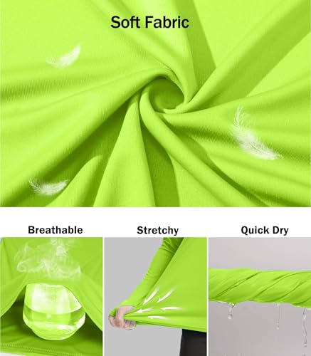 Men's UPF 50+ Hoodie Shirts Sun Protection Long Sleeve Rash Guard - view 5