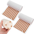 2000Pcs Self Adhesive Felt Furniture Pads, 3/8 Inch Cabinet Door Bumper Cabinet Door Protector Felt Pads Furniture Sticker Cork Round Bulk 0.05" Thick for Coaster Plants Crafts Drawer Table Kitchen