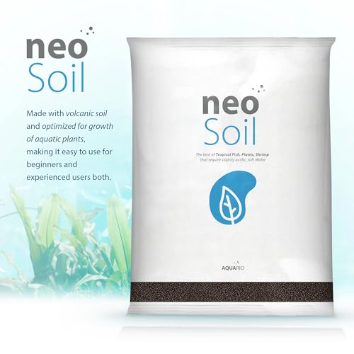 Neo Soil - Aquarium Soil for Freshwater Planted Tank, Volcanic Ash Substrate for Fish Tank w/Live Aquatic Plants, Slighty Acidic, PH Buffering Aquasoil for Planted Aquariums - Plants, 8L - view 2
