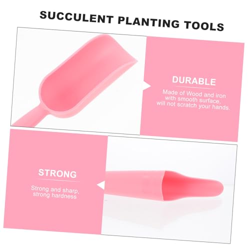 Pink PVC Bonsai Tools Set for Succulents, Anti-Rust Portable Gardening Kit - view 2