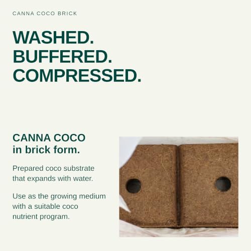 Coco Brick 40L Expandable Natural Plant Medium Soil Substrate, 40 Liter Expanded - 8 Liter Dry, Reusable (3) - view 3