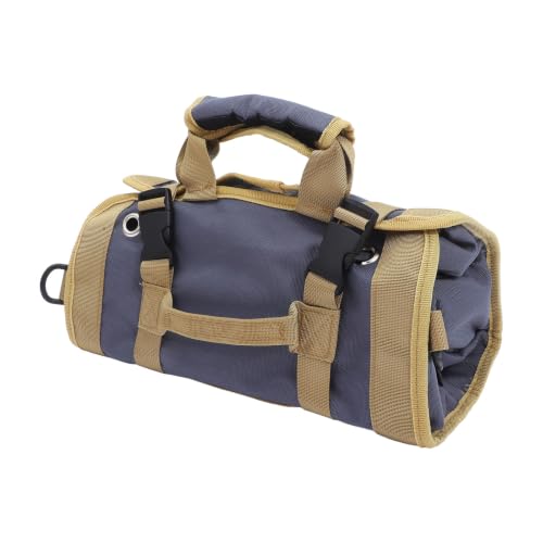 Canvas Tool Organizer Roll Bag, Contractors and Garden Tools