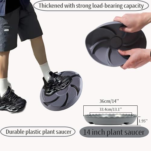 Plant Pot Tray and Plant drip Tray Pot Saucers - view 2