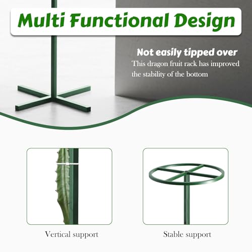 62" Round Dragon Fruit Trellis Adjustable Plant Trellis - view 4